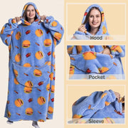 Blanket Hoodie Sweatshirt Ultra Plush Fleece Oversized Unisex
