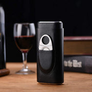 Cigar Case with Cigar Cutter