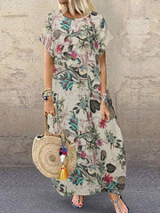 Maxi Dress Floral Summer Dresses Womens Clothing Size 22