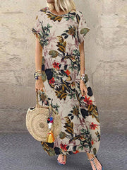 Maxi Dress Floral Summer Dresses Womens Clothing Size 20