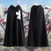 Medieval Warrior Knight Hoodie Costume Cape XL