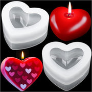 Heart Resin Moulds Silicone Soap Candle Cake Molds