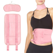 Reusable Castor Oil Pack Waist Belt & Neck Wrap Set