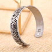 Magnetic Viking Cuff Bracelet Celtic Knot
