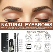 One Step Eyebrow Stamp Eye Brow Stencil Kit