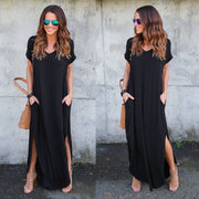 Maxi Dress Shirt Summer Dresses Womens Clothing Size 12