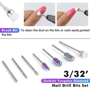 7pcs Nail Drill Bit Set