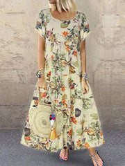 Maxi Dress Floral Summer Dresses Womens Clothing Size 22