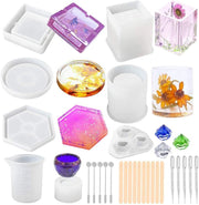 Resin Moulds Silicone Mold Casting Craft Molds Coaster Making