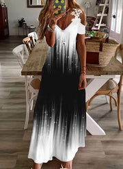 Maxi Dress Boho Summer Dresses Womens Clothing Size 16