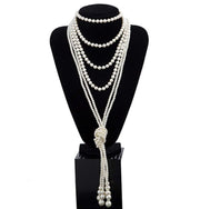 Pearl Necklace Great Gatsby Flapper Accessories