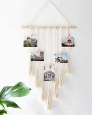 Macrame Photo Wall Hanging