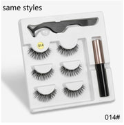 Five Magnetic Eyelashes Eyeliner Tweezers Set
