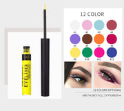 Liquid Eyeliner 12 Color Set