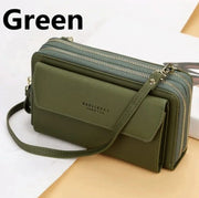 Womens Wallet Messenger Shoulder Purse Bag