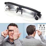 Magnifying Reading Glass Adjustable Focus Diopters Myopia Glasses