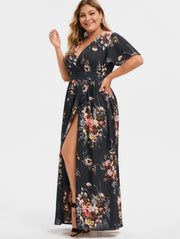 Floral Maxi Dress Womens Clothing Size 22