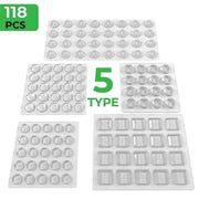 Protective Adhesive Bumpers Door Window Seal Rubber Pads