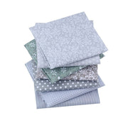 7 Style Fabric Patchwork Bundle 100% Cotton 50x50cm