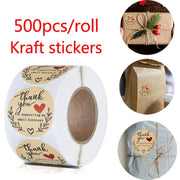 500pcs Thank You Stickers
