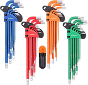 HORUSDY Hex Key Allen Wrench Set SAE Metric Star Long Arm Ball End