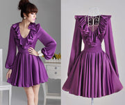 Ruffle Pleat Dress