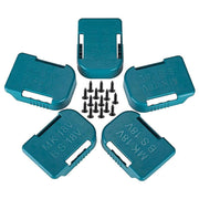 5pcs Battery Mount Holder Dock For Makita Bosch