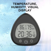 Bathroom Alarm Clock Shower Timer Digital LED Wall Clocks