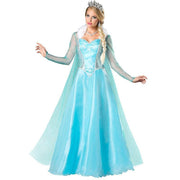 Frozen Elsa Dress Adult Women Cosplay Costume