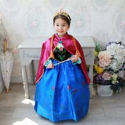 Frozen Princess Anna Dress Girls Dress Up Costume 9-10 yrs
