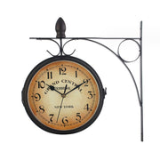 Vintage Wall Clock Double Sided