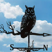 Owl Weather Vane Owl Wind Vane Garden Ornament