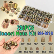Hex Socket Screw Threaded Insert Nuts Set