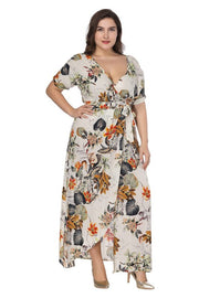 Floral Maxi Dress Womens Clothing Size 22