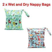 Nappy Bag Wet Dry Changing Diaper Bag Wet Bags
