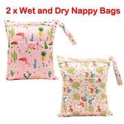 Nappy Bag Wet Dry Changing Diaper Bag Wet Bags