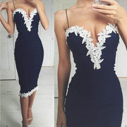 Blue Bodycon Dress Womens Clothing Size 10