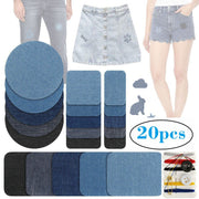 Carft DIY Repair Iron On Denim Fabric Patches
