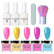 Nail Art Dipping Powder Manicure Set Nail Essential Kit