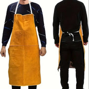 Welding Apron Cow Leather Welder Carpenter Blacksmith Work Safety