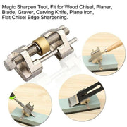 Adjustable Honing Guide Chisel Planer Blade Flat Edge Sharpener