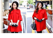 Wool Blazer Coat Shawl Jacket