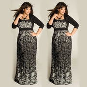 Floral Maxi Dress with Bolero Jacket