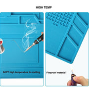 Soldering Station Mat Insulation Silicone Magnetic Repair Work Platform