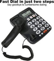 Big Button Amplified Memory Phone For Elderly Seniors