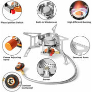 Camping Gas Stove Burner