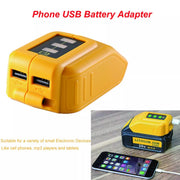 Dual USB Power Source Adapter Charger Converter