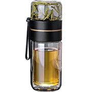 Glass Water Bottle Tea Infuser Mug