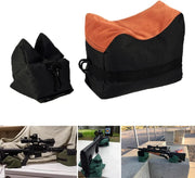 Unfilled Front & Rear Shooting Rest Bag Set Tactical Rifle Support Bench Stand
