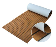 EVA Foam Boat Decking Deluxe Marine Yacht Flooring Faux Teak Sheet Brown 240x60cm